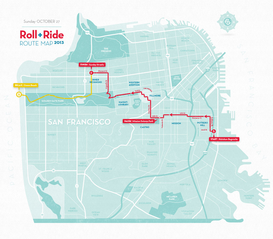 Papergirl 2012 Route Map